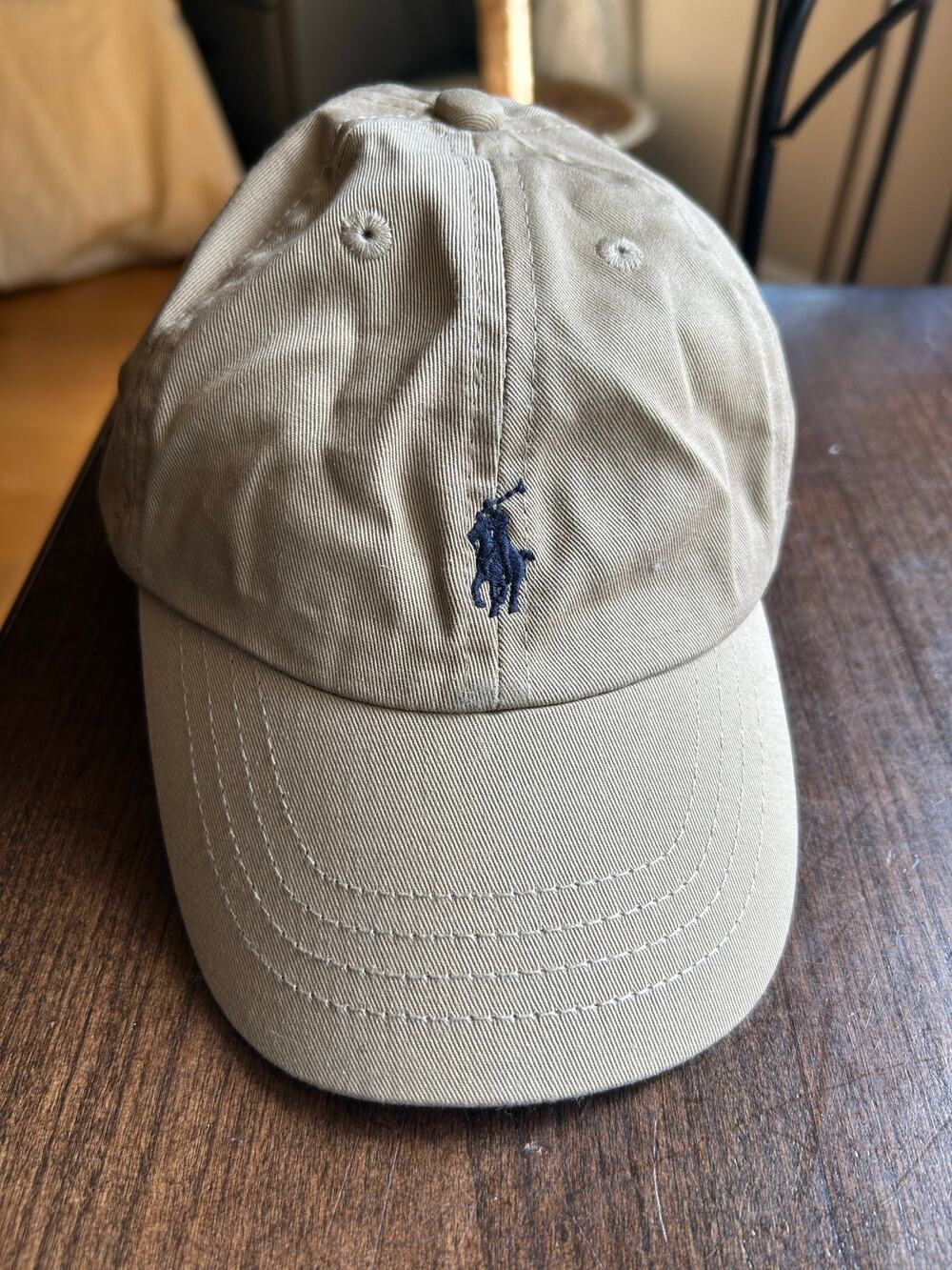 Toddler boys classic Polo Ralph Lauren baseball cap in beige 2T-4T